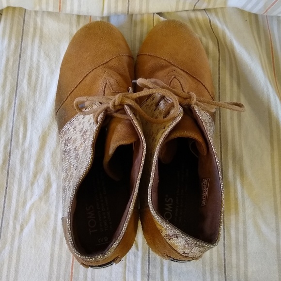 Toms suede wedges - Picture 4 of 6